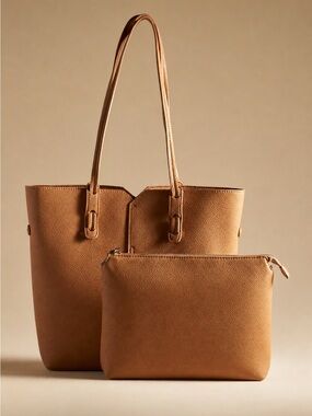 Anthropologie Antik Kraft Pebbled Work Tote NEW
